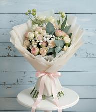 Букет цветов из:  Розы и Лизиантусы в Чепелево