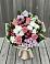 Букет цветов из: Альстромерии, Гвоздики, Розы и Хризантемы в Чепелево