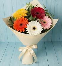 Букет цветов из:  Герберы в Чепелево