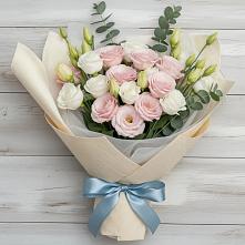 Букет цветов из:  Лизиантусы в Чепелево