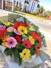 Букет цветов из:  Герберы #REPLACE_PRED# Чепелево