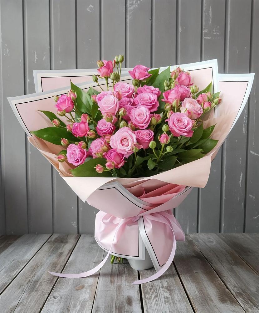 Букет Розовый кустик в Чепелево