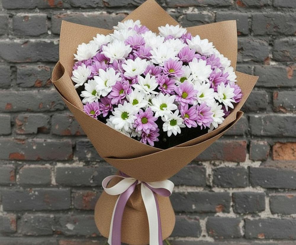 Букет цветов из: Хризантемы в Чепелево