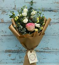 Букет цветов из:  Розы и Лизиантусы в Чепелево