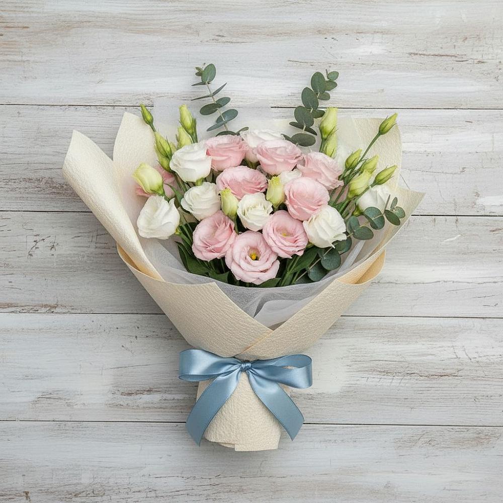 Букет цветов из: Лизиантусы в Чепелево